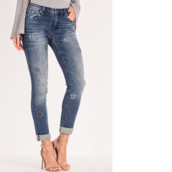 Miss Me Denim - Miss me jeans studded bling skinny jeans NWT